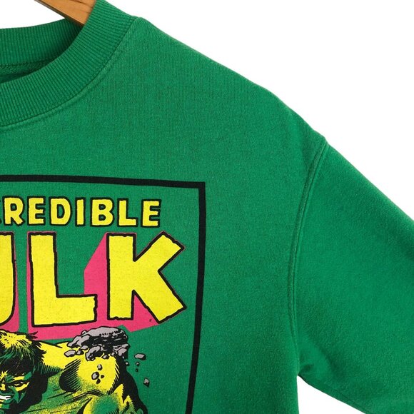 Incredible Hulk Marvel Comics Graphic Sweatshirt Sz Small This Monster Unleashed - Picture 5 of 7